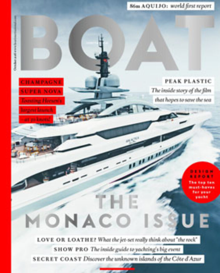 Boat International magazine cover, the Monaco issue