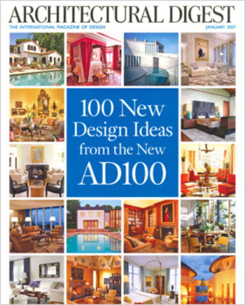 Architectural Digest Magazine cover, AD100 issue