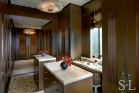 Chicago skyline penthouse dressing room