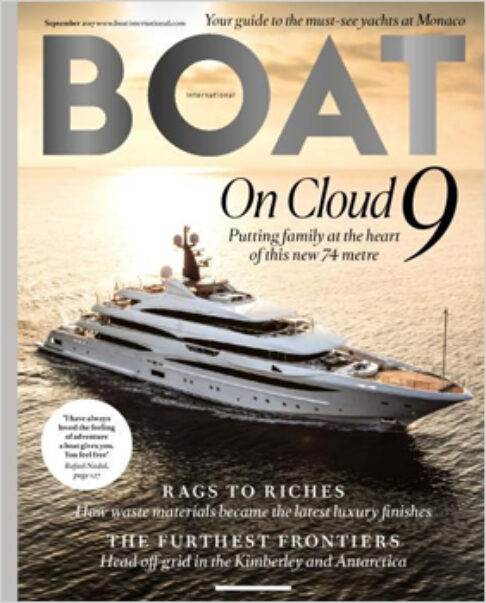 Boat International magazine cover