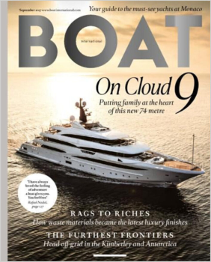 Boat International magazine cover