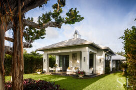 Exterior view of golf cottage in North Palm Beach