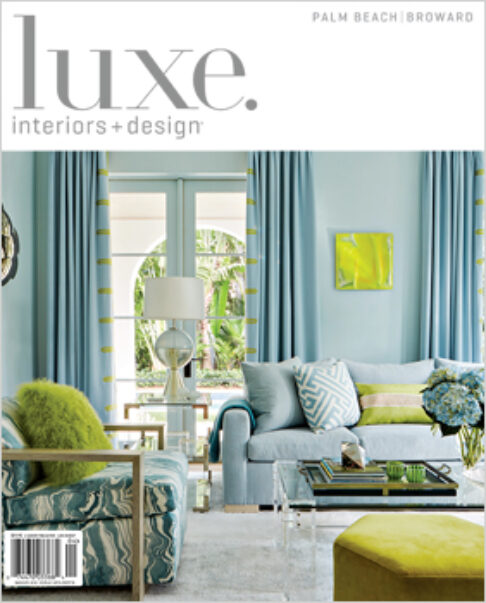 Luxe magazine Palm Beach edition cover