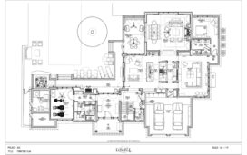 Furniture plans by Suzanne Lovell Inc. for lake house in Michigan