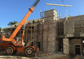 During construction at Dominican Republic compound