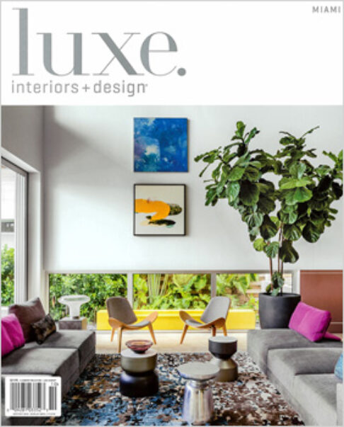 Luxe magazine Miami edition cover