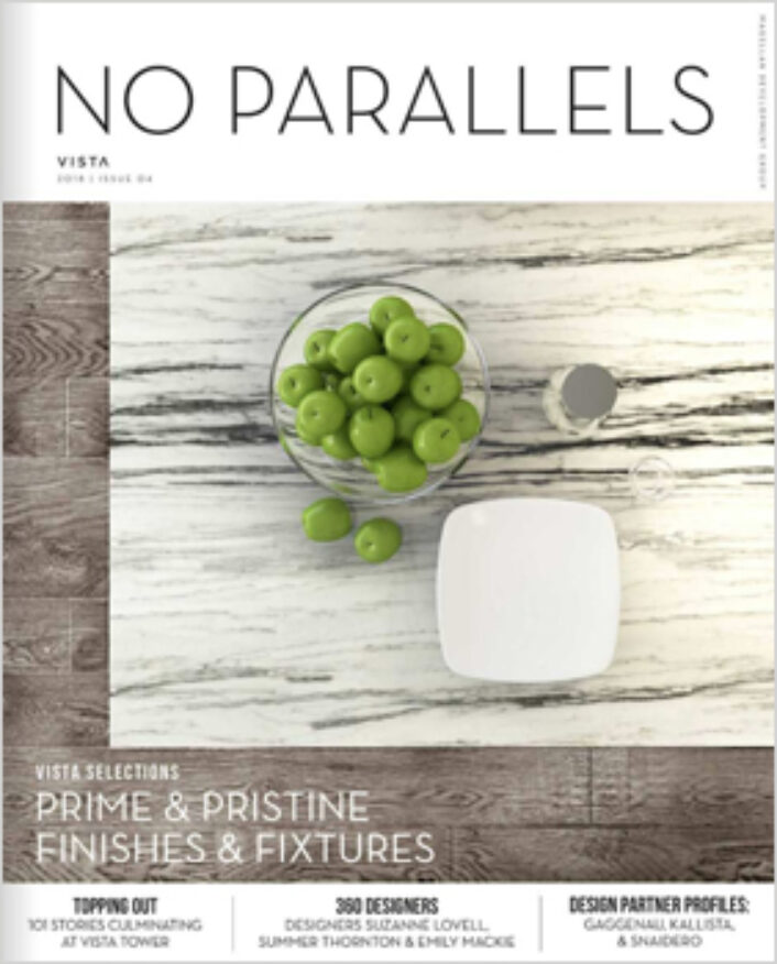 No Parallels magazine cover, featuring the St. Regis Chicago