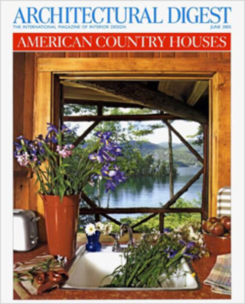 Architectural Digest Magazine cover, American Country Houses issue