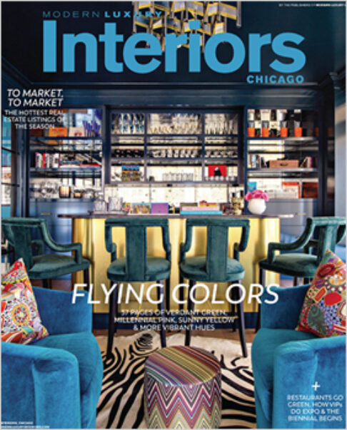 Modern Luxury Interiors, Chicago, magazine cover