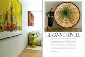 Andrew Martin book spread featuring Miami Beach Penthouse with interior design by Suzanne Lovell Inc.