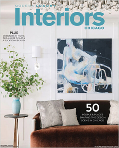 Modern Luxury Interiors, Chicago, magazine cover