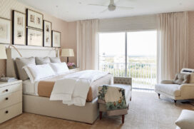 Light and bright master bedroom