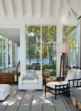 Great room detail of seating area