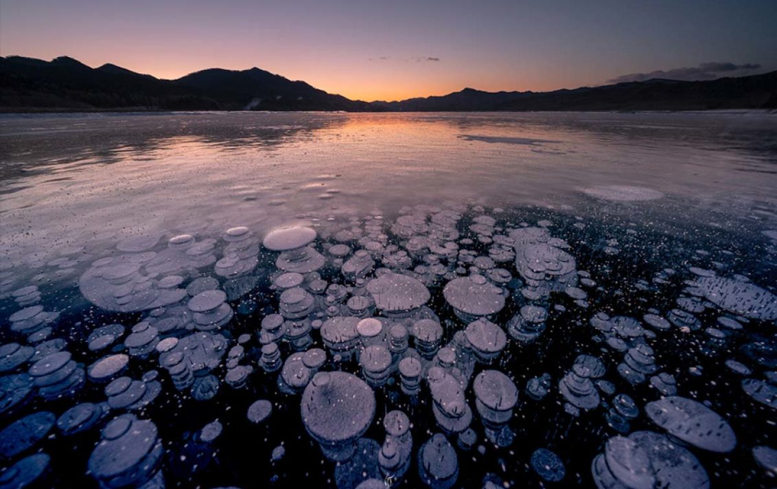 Lake Ice Bubbles - Suzanne Lovell Inc.