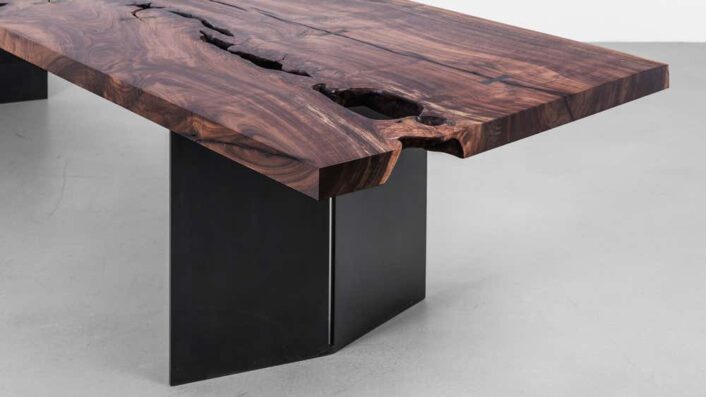 Uhuru Design wooden tabletop closeup