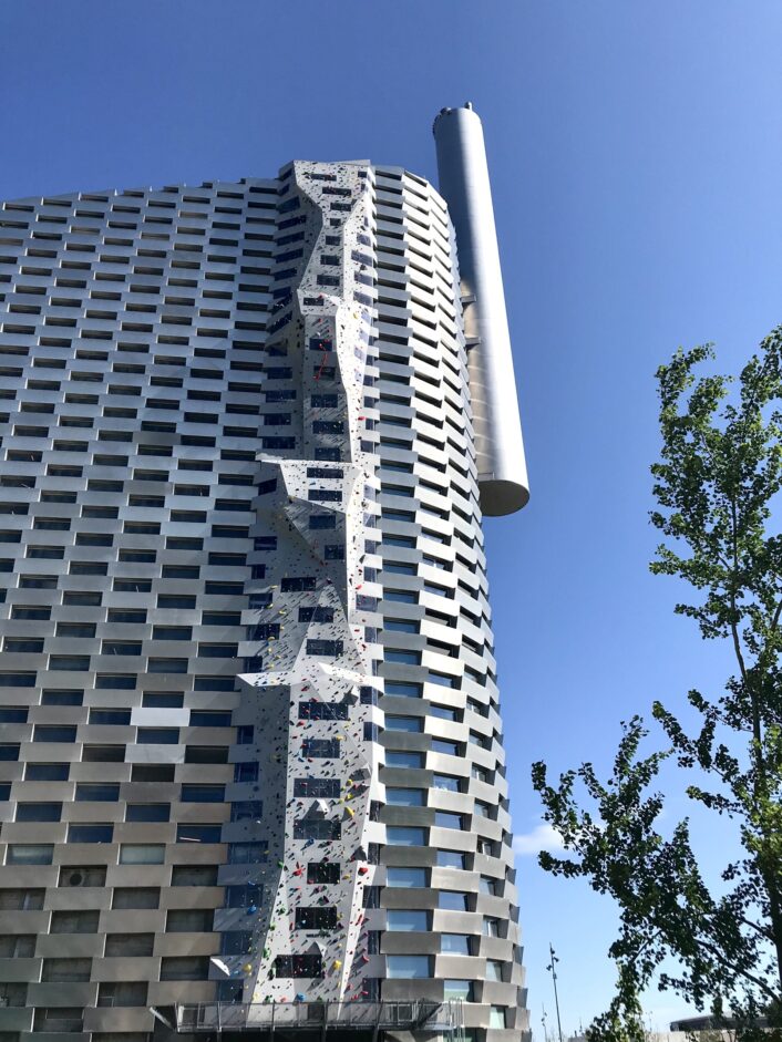 Try out the world's highest climbing wall in the center of Copenhagen!