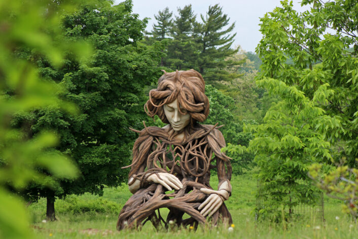 Enormous Sculptures Rooted in Nature Take Over Arboretum