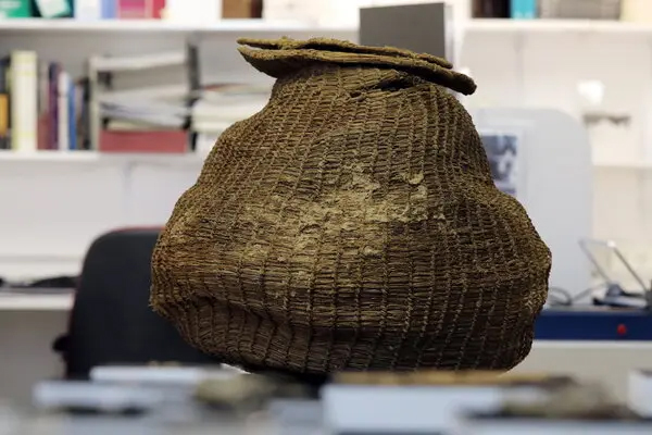Ancient basket discovered in the Judea Desert Caves