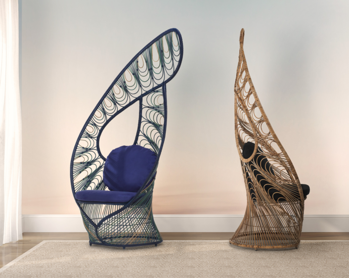 Kenneth Cobonpue’s Peacock Easy Chair wins U-S Product Design Competition in Las Vegas