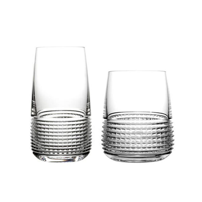 Pierre Charpin highball and tumbler.