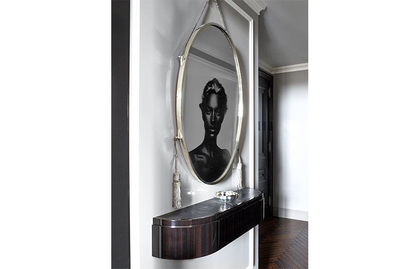 Entry Detail with artwork by Nick Knight and original Emile-Jacques Ruhlmann mirror