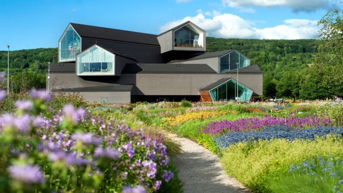 The VitraHaus was designed by Herzog & de Mruron in 2006.