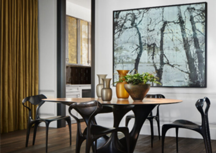 Lincoln Park Contemporary Residence Dining Room