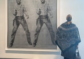 Suzanne at Sotheby's in New York