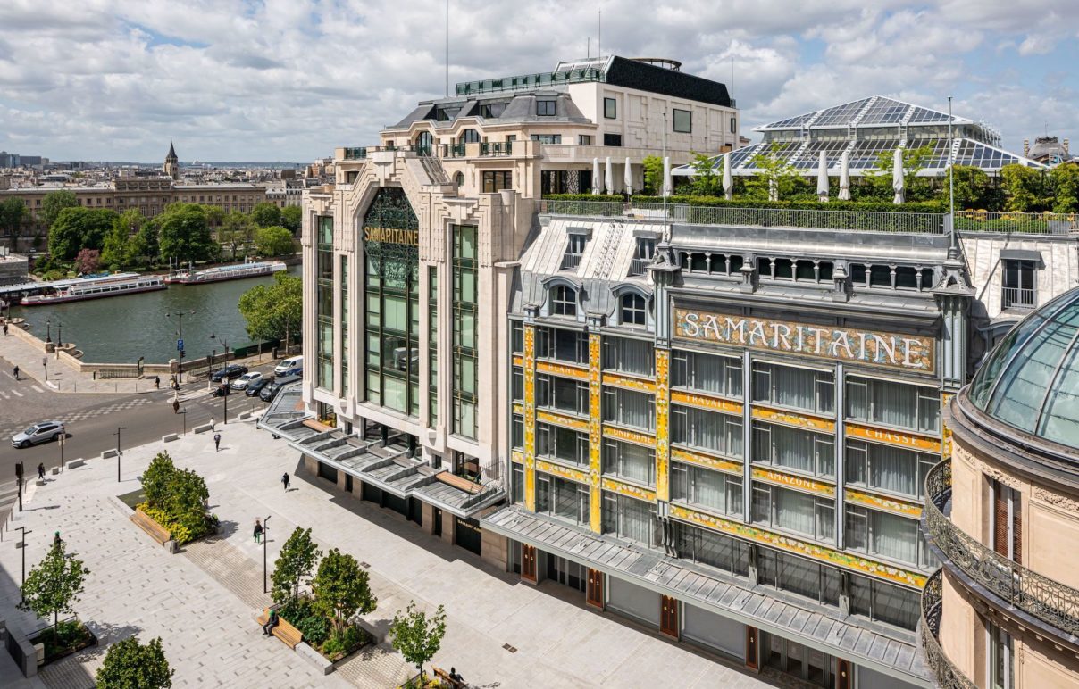 In Paris, La Samaritaine Reopens as an All-In-One Shopping Destination.