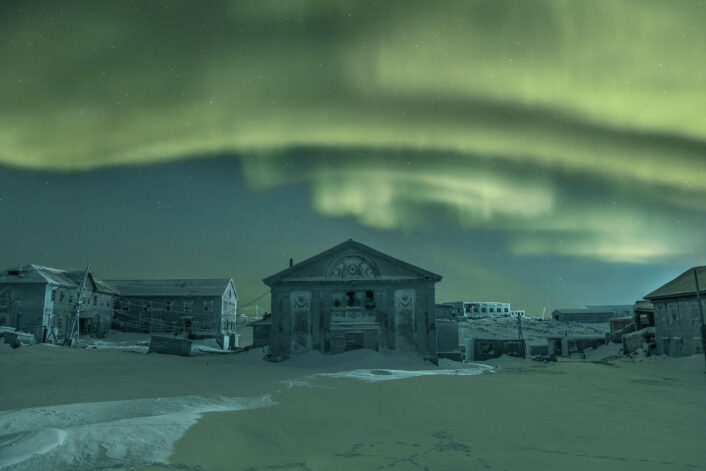 Evgenia Arbugaeva's photograph of a ghost village.