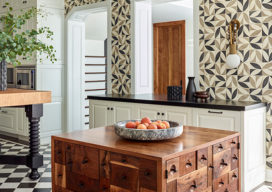 Oak Park Landmark Residence kitchen with Waterworks ceramic tiles on walls