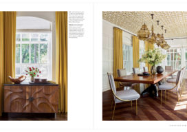 LUXE Magazine feature article featuring residential dining room interior designed by Suzanne Lovell