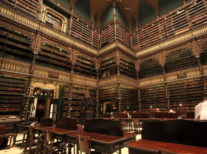 Rio's Library of Portuguese Literature.