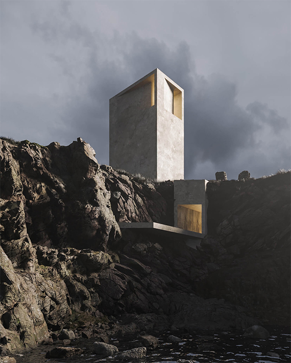 Shelter on the ruins: A Conceptual Museum in Peniche, Portugal.