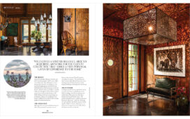 Modern Luxury CS Chicago magazine spread featuring Lake House designed by Suzanne Lovell