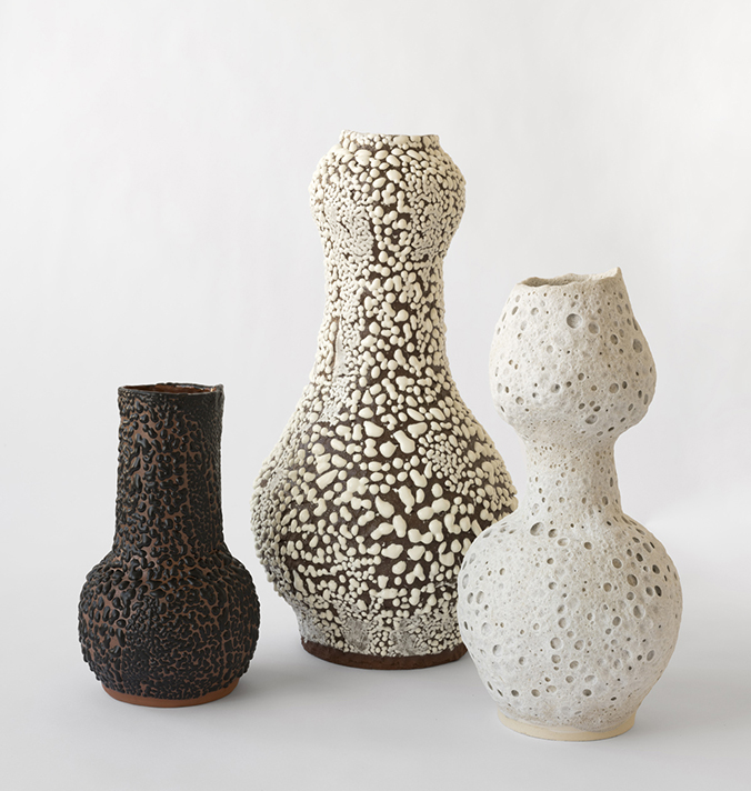 Raina Lee's ceramic vessels from the 