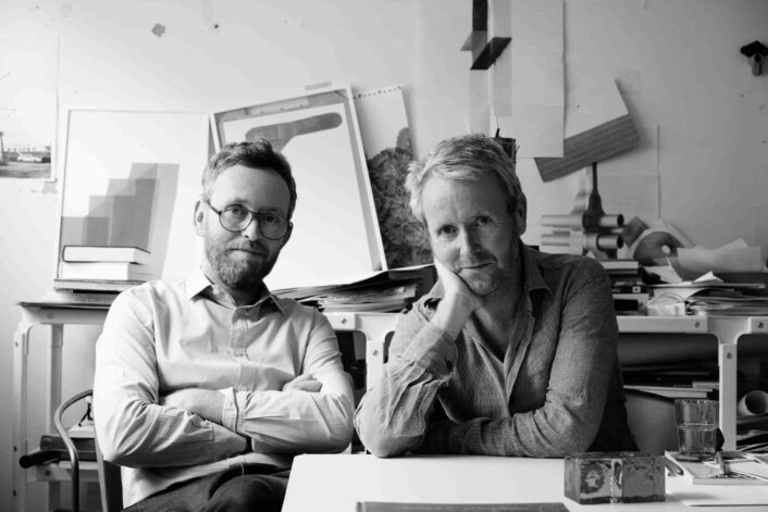 Erwan and Rowan Bouroullec at their Paris studio.