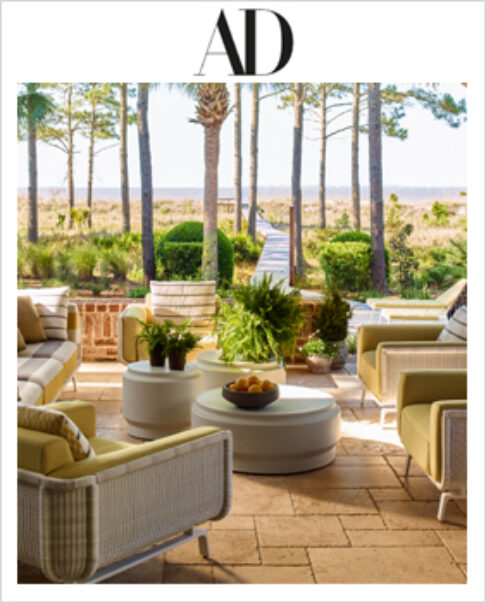 Cover of Architectural Digest featuring Hilton Head residence by Suzanne Lovell