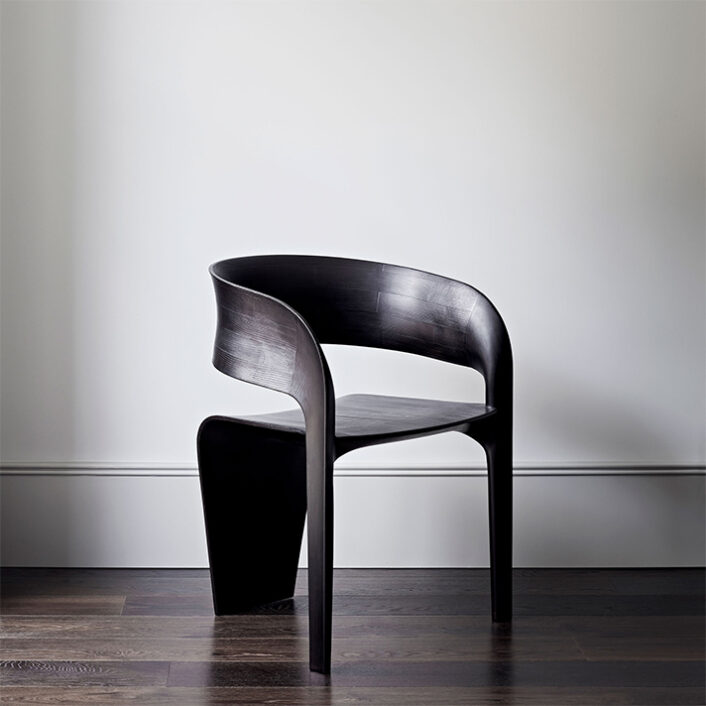 The Contour Chair in wood by Bodo Sperlein