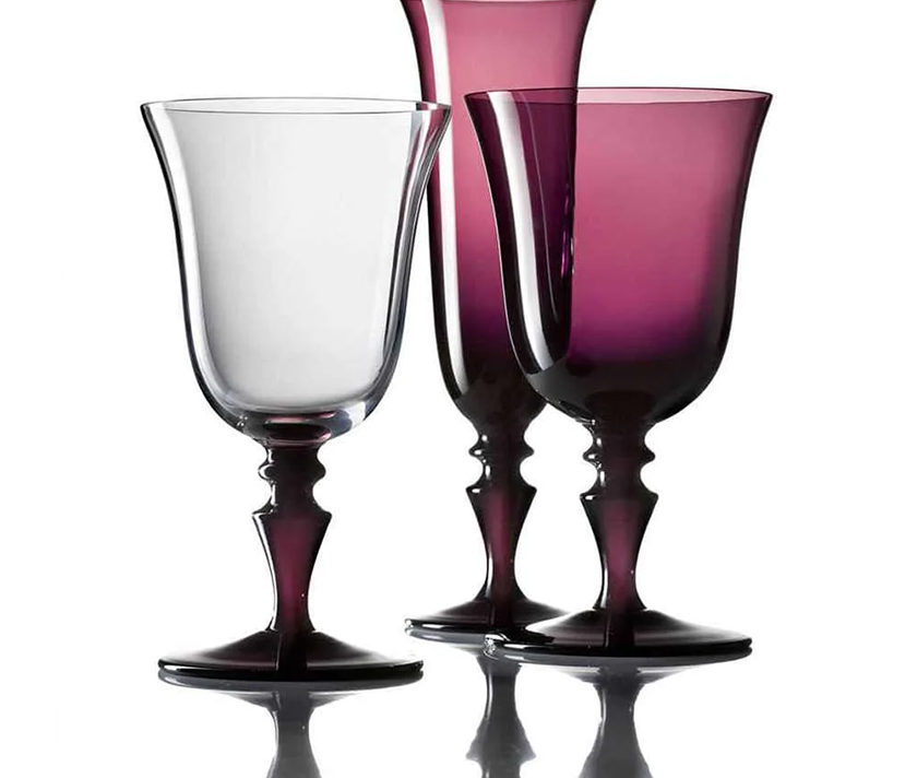 Wine chalices from the From the 8/77 Colorado Collection by NasonMoretti