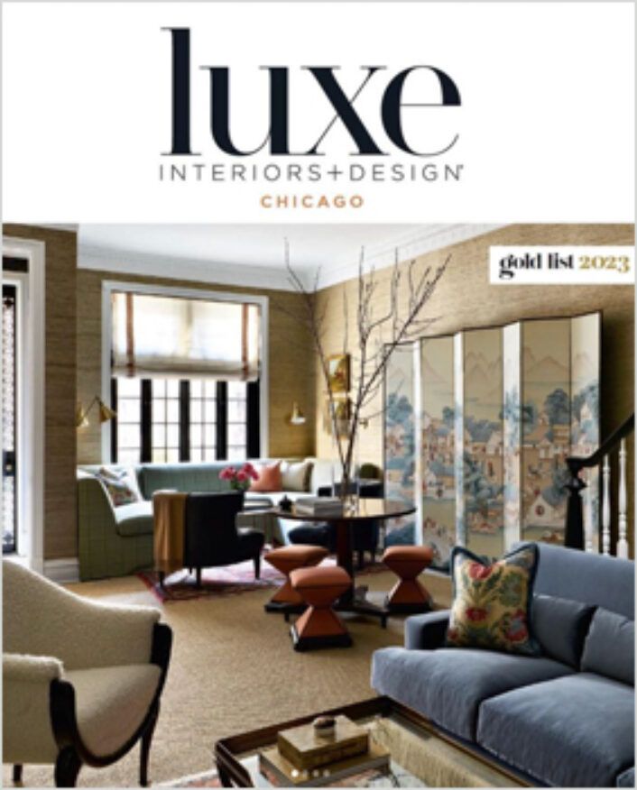 Luxe Interiors + Design magazine cover