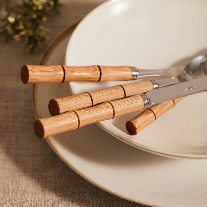 Sabre cutlery collection in bamboo
