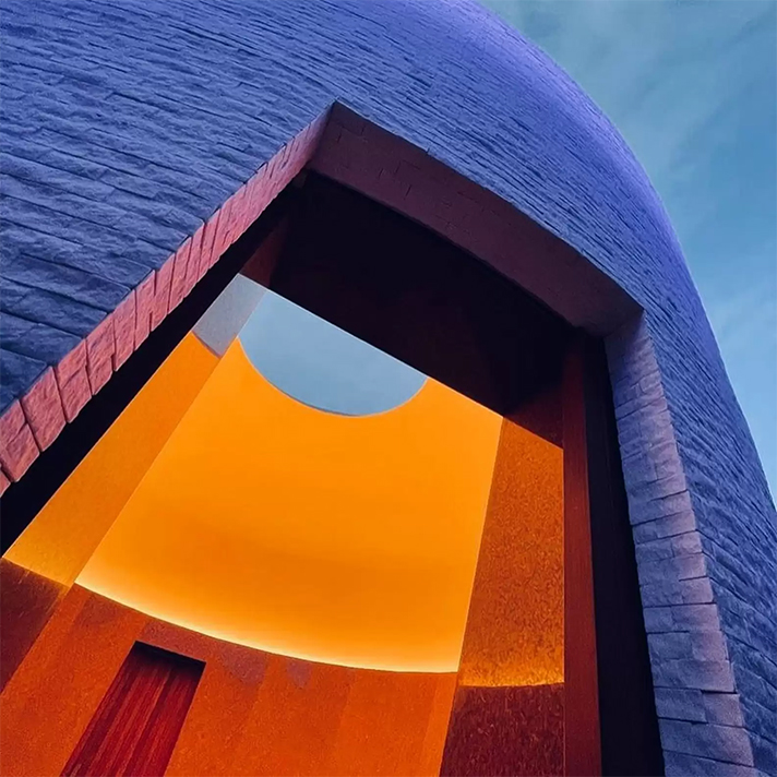 Skyspace TaK hut by James Turrell Sunset View