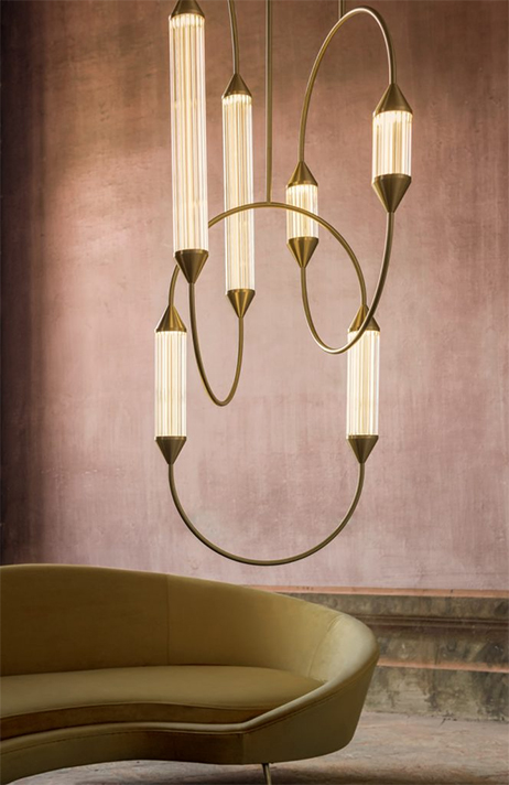 Cirque-slender light fixture by Giopato & Coombes