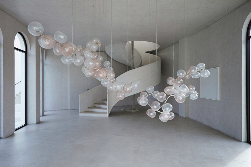 Giopato & Coombes Maehwa Chandelier installed in Seoul