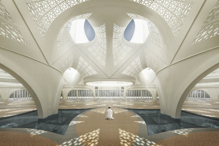 NUDES Designs a Mosque of Light for Dubai.