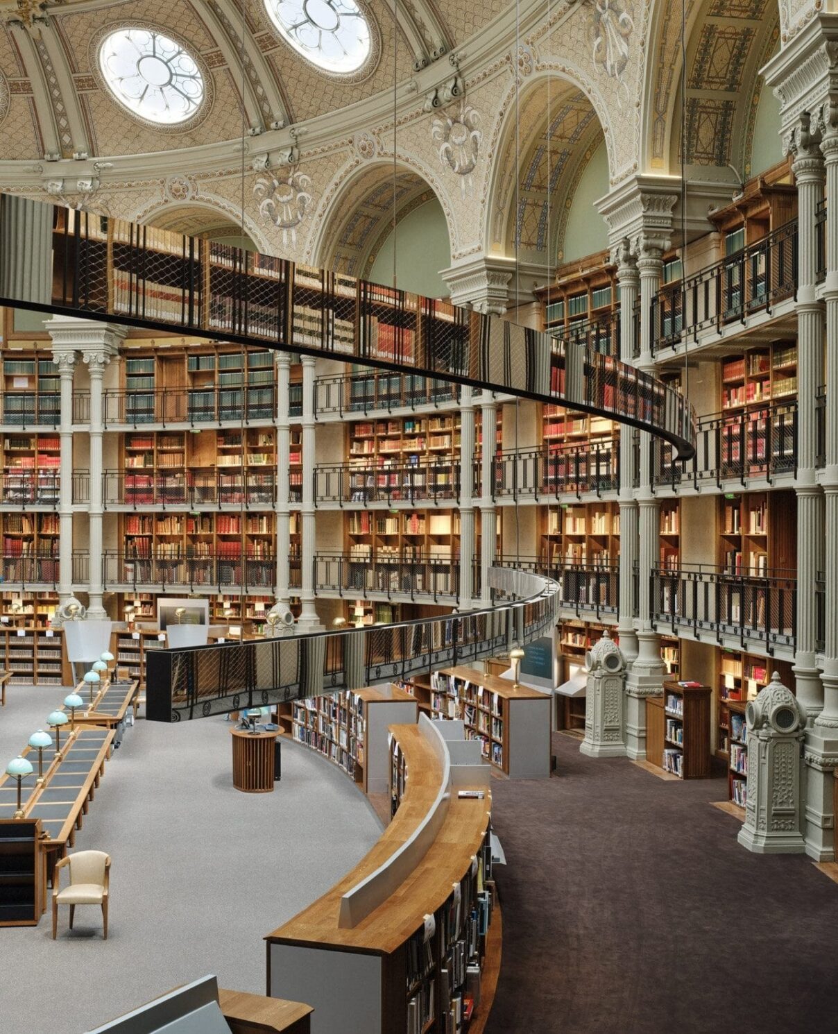 The National Library of France Reopens with Renovations That Add 21st Century Details to the Beaux-Arts Gem.