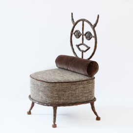 Plum Lounge Chair by Elizabeth Garouste