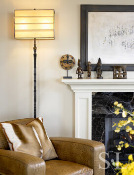 Floor lamp by Ingrid Donat in residence by Suzanne Lovell Inc.