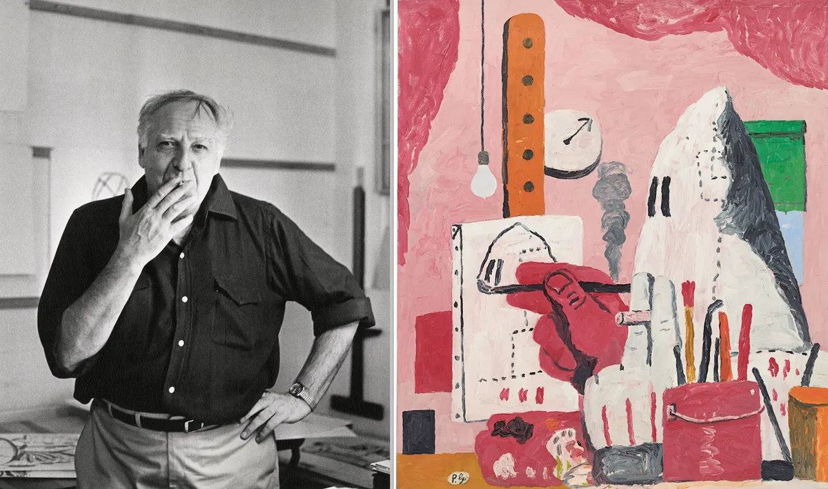 Guston (left) and 